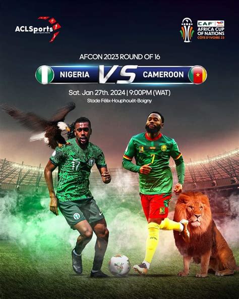 nigeria vs cameroon date